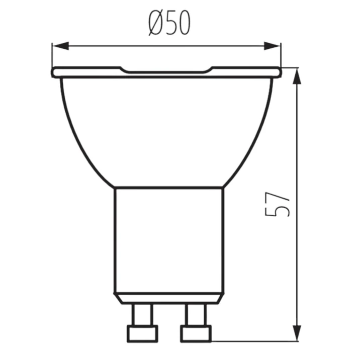 Kanlux LED izzó 6,5W GU10 535lm 2700K IQ-LED 35243