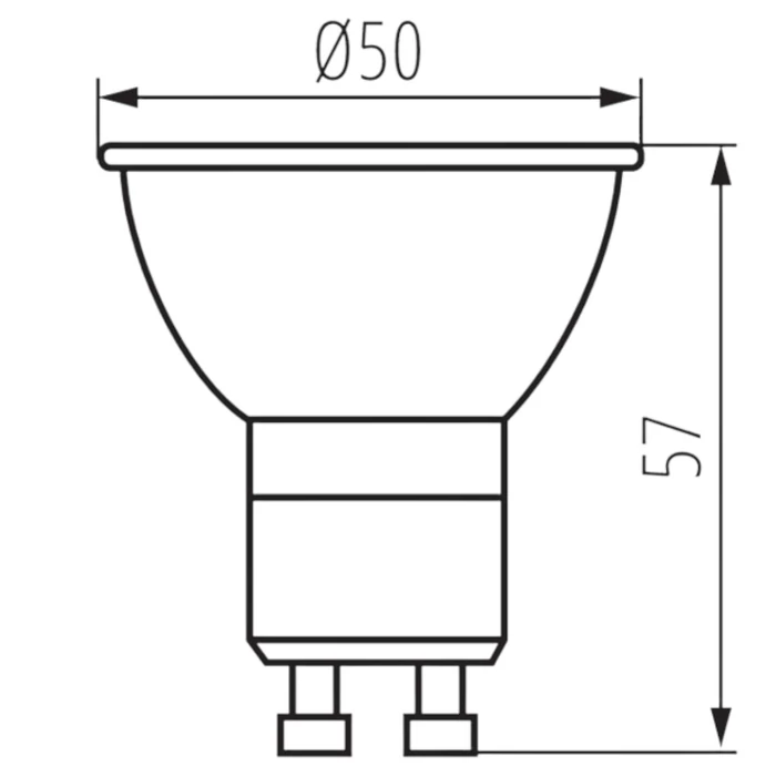 Kanlux dimmelhető LED izzó 7W GU10 495lm 4000K IQ-LED DIM 35247