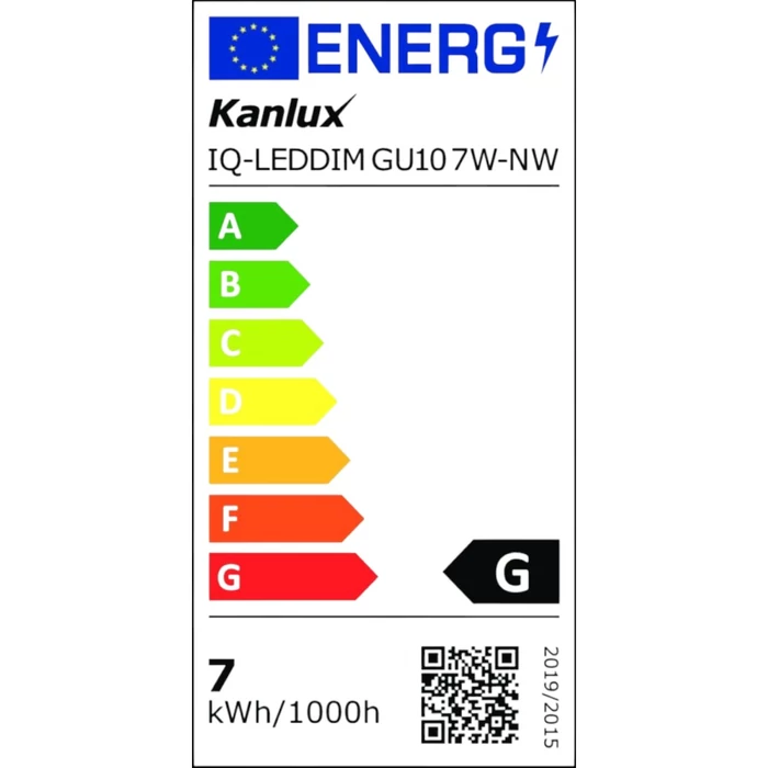 Kanlux dimmelhető LED izzó 7W GU10 495lm 4000K IQ-LED DIM 35247