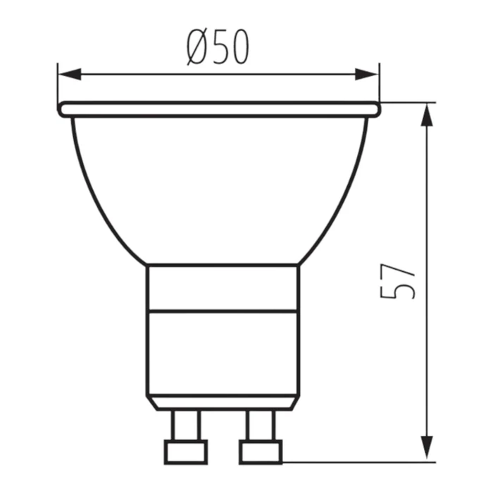 Kanlux dimmelhető LED izzó 7W GU10 495lm 6500K IQ-LED DIM 35248