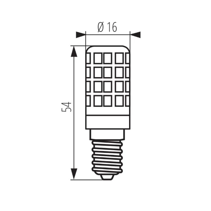 Kanlux LED izzó E14 4W 3000K 520lm ZUBI LED 24528