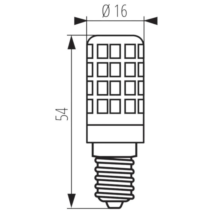 Kanlux LED izzó E14 4W 4000K 520lm ZUBI LED 24529