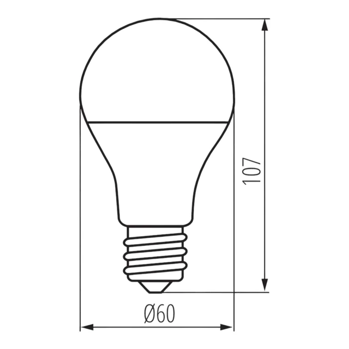 Kanlux RAPID PRO v2 LED izzó E27 8W 810lm 4000K A60 22946