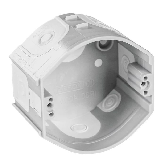 KOPOS KOLIN Szerelvénydoboz átmérő 73mm, furat átmérő 80mm mélység 66mm rugalmas anyagból készült bevezető nyílások KP 68/D KA