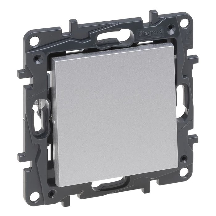 Legrand Niloé Step 106+6 kettős váltókapcsoló alumínium 10AX 863308