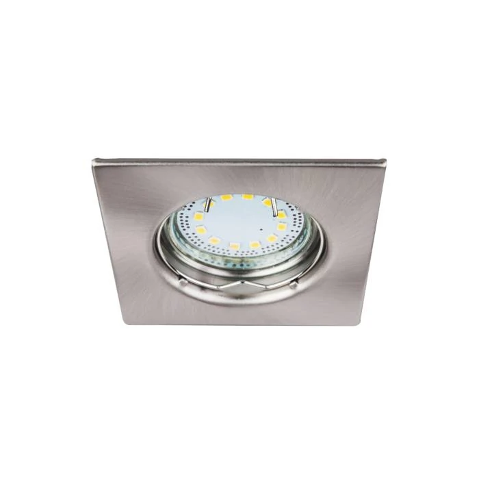 Lite LED 3XGU10 3W fix króm szögletes beépíthető spot Rábalux 1054 (3db/ szett)