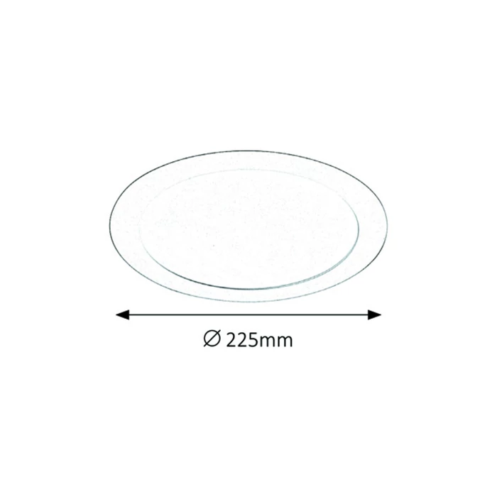 Lois Led panel 18W mennyezeti beépíthető szatin króm Rábalux 5575