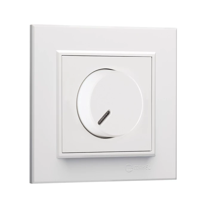 Makel Karea LED fényerőszabályzó kerettel fehér 56001458