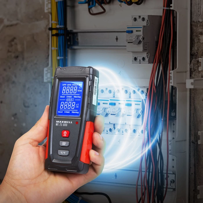 Maxwell elektromágneses sugárzásmérő műszer 6 x 2,5 x 13,3cm 25800