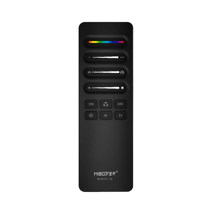 MiBoxer távirányító digitális LED szalaghoz fekete C6