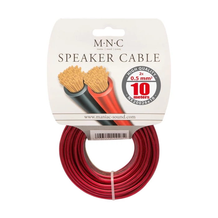 MNC hangfal kábel 2x0,5mm2 10m NX20026X10