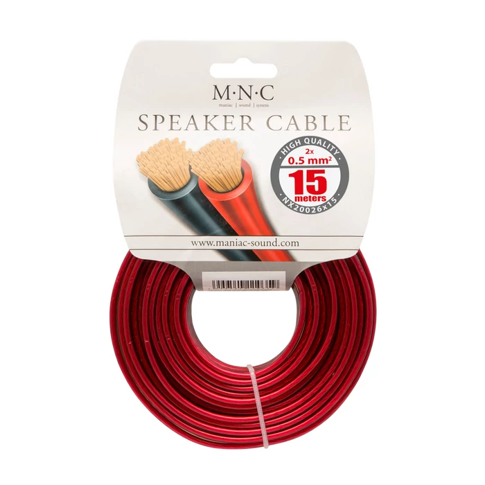 MNC hangfal kábel 2x0,5mm2 15m NX20026X15