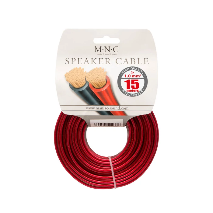 MNC hangfal kábel 2x1,0mm2 15m NX20024X15