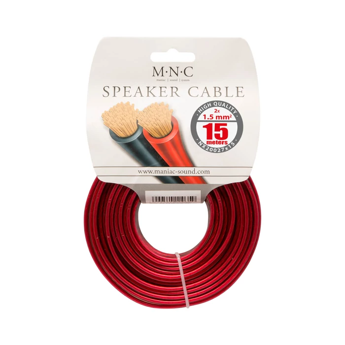 MNC hangfal kábel 2x1,5mm2 15m NX20027X15