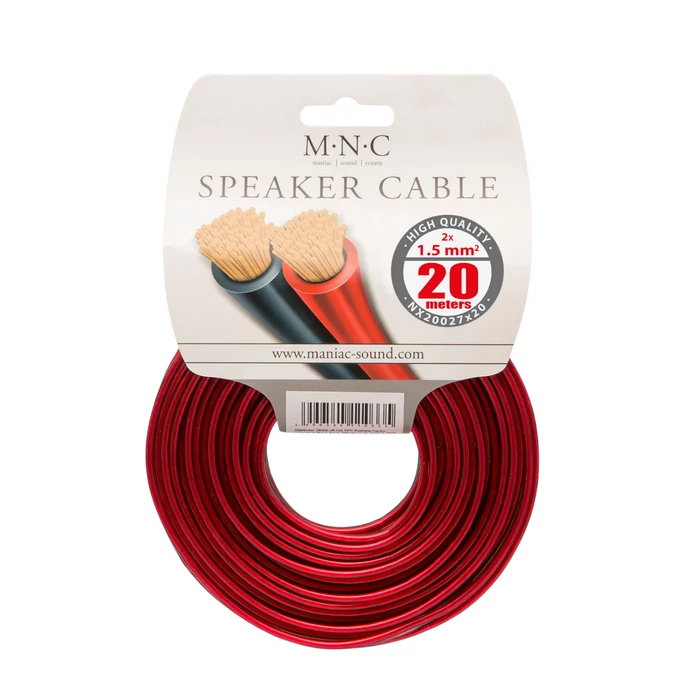 MNC hangfal kábel 2x1,5mm2 20m NX20027X20