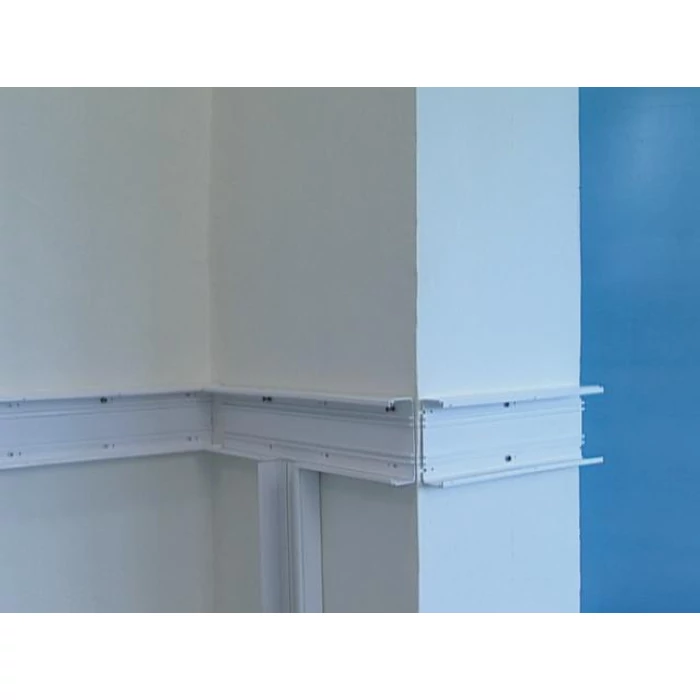 KOPOS KOLIN Műanyag kábelcsatorna 100x60mm tetővel fehér 2m 8m/cs EKE 100X60 HD