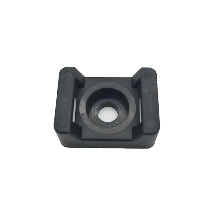 Nedes kábelkötözőhöz nyereg max 4,8mm fekete 100db/cs