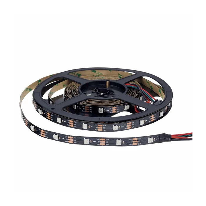 Optonica digitális LED szalag (futófény) 5V DC 8W/m 600lm/m DRGB 30LED/m IP20 4491