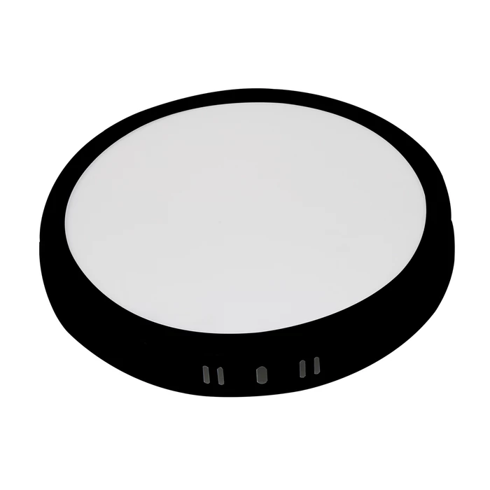 Optonica falon kívüli LED panel kerek 18W 1260lm CCT fekete IP20 12931