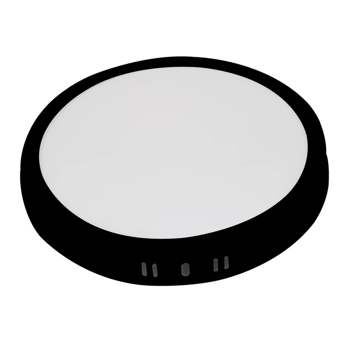 Optonica falon kívüli LED panel kerek 24W 1680lm CCT fekete IP20 12932