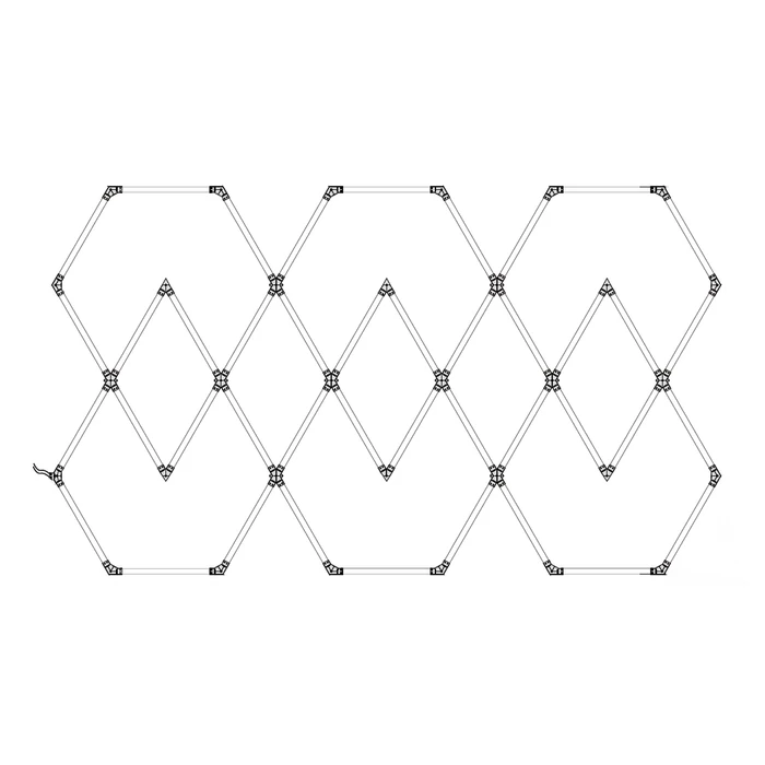 Optonica hexagon LED lámpa rendszer 11 modul 428W 51360lm 6000K 16826