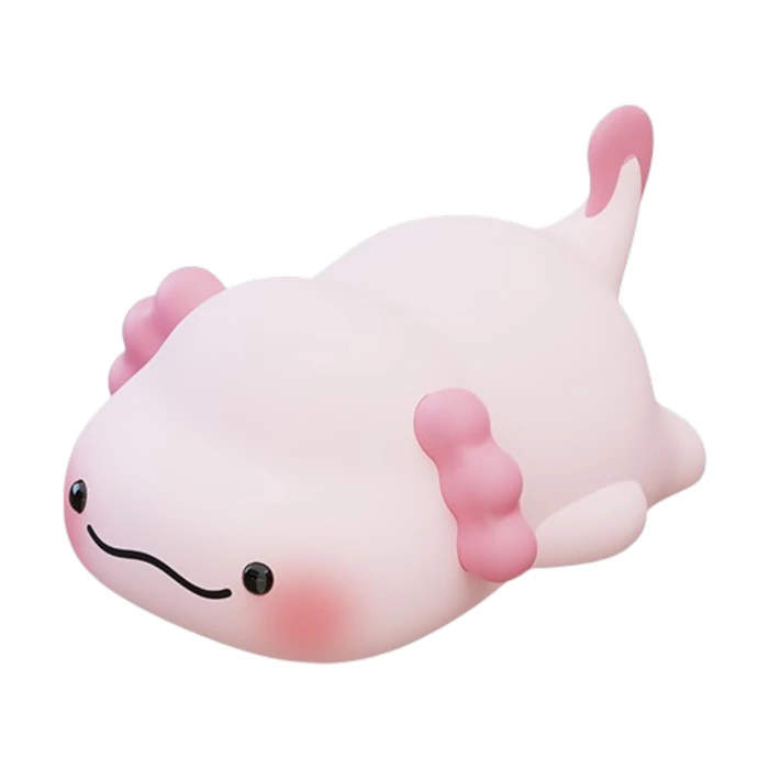Optonica LED éjjeli lámpa gyerekeknek axolotl szilikon 2W 283