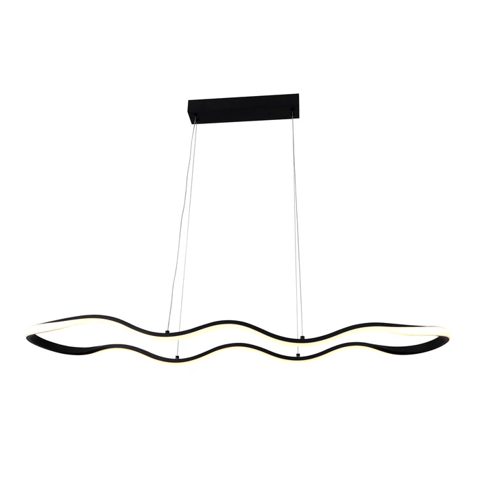 Optonica LED függeszték 24W 1920lm 3000K homok fekete 19045