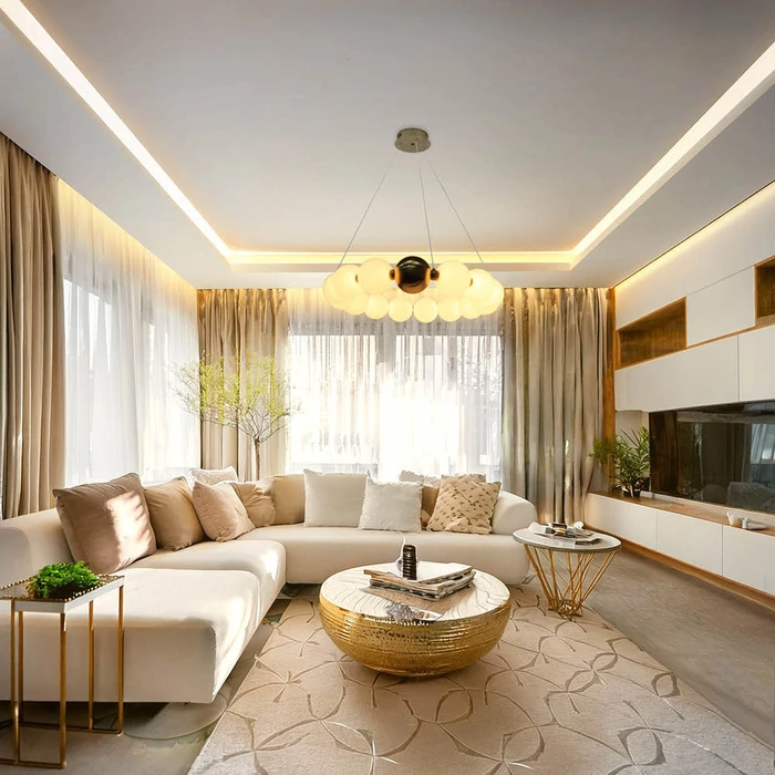 Optonica LED függeszték 27W 2160lm 3000K réz IP20 19066