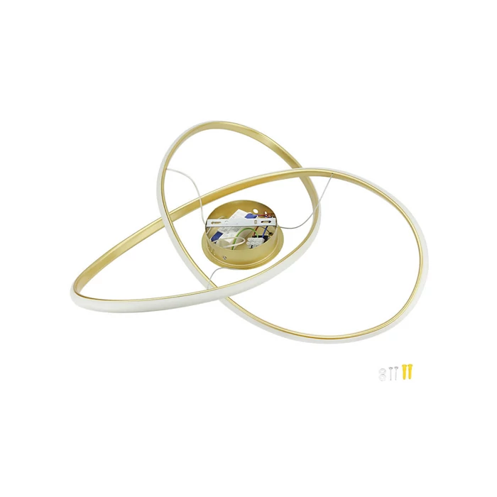 Optonica LED függeszték 30W 2400lm 3000K arany IP20 19044
