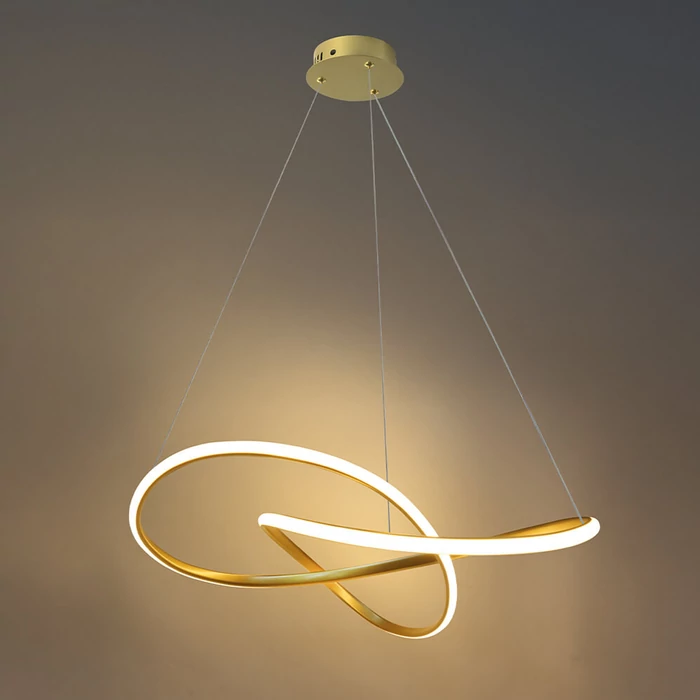 Optonica LED függeszték 30W 2400lm 3000K arany IP20 19044