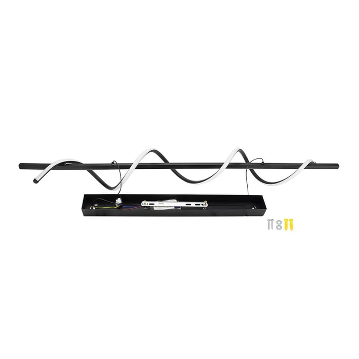 Optonica LED függeszték 30W 2400lm 3000K fekete IP20 19040