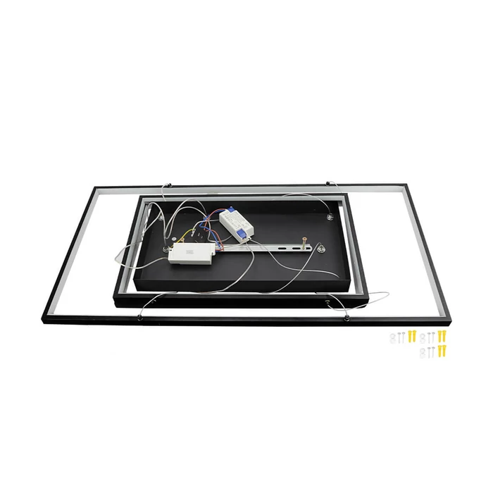 Optonica LED függeszték 67W 5360lm 3000K fekete IP20 19039