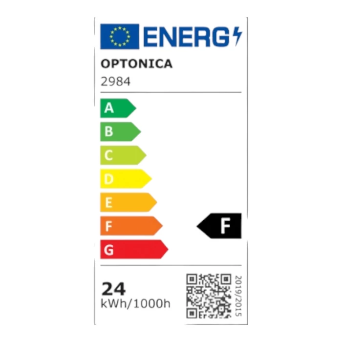 Optonica LED panel falon kívüli kerek 24W 1920lm 6000K IP20 Backlit 2984