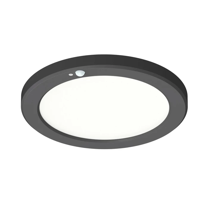 Optonica LED panel mozgásérzékelős kerek 10W/15W/18W 1800lm CCT fekete IP20 2599