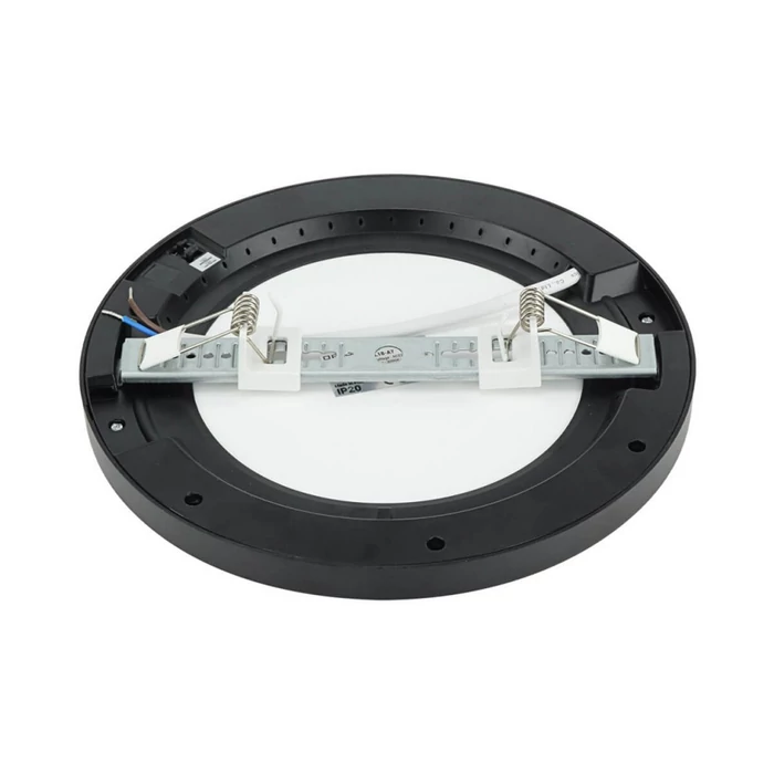 Optonica LED panel mozgásérzékelős kerek 10W/15W/18W 1800lm CCT fekete IP20 2599