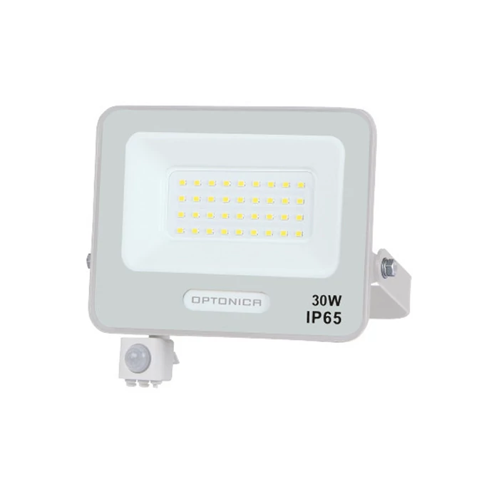 Optonica LED reflektor mozgásérzékelővel 30W 2700m 4000K fehér IP65 15844