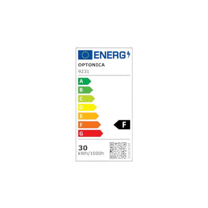 Optonica LED utcai lámpa 30W 3000lm 6000K IP65 Slim Line 9231