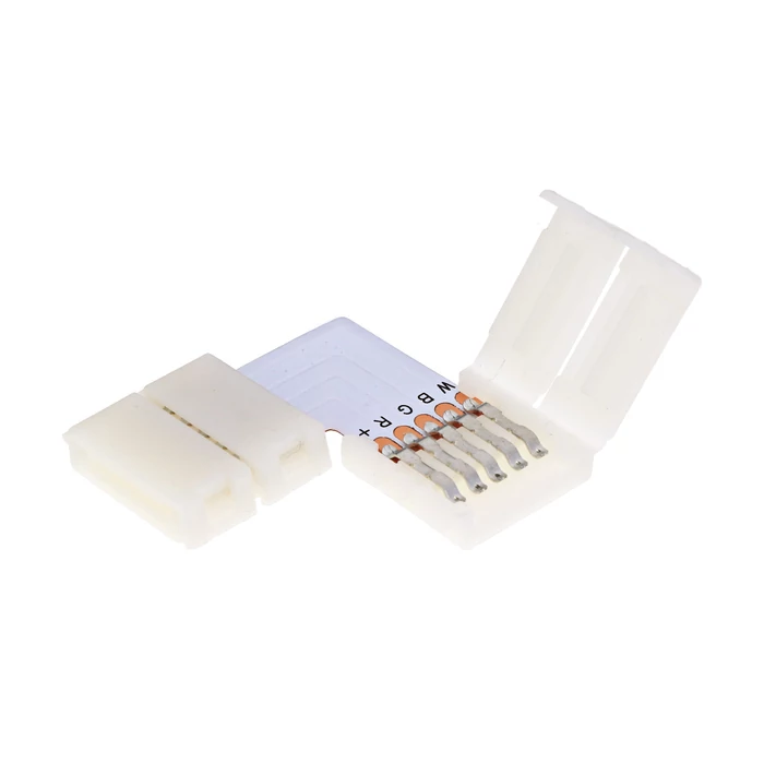 Optonica sarokelem RGBW LED szalaghoz 5 érintkezős 12mm 6607
