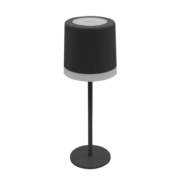 Optonica újratölthető LED asztali lámpa 2,5W 280lm CCT fekete IP54 254