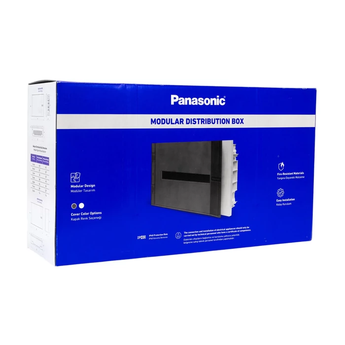 Panasonic falon kívüli lakáselosztó 16 modulos bővíthető kiselosztó doboz IP40 BQDTM21621