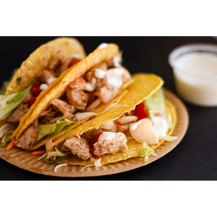 Papírtányér, kerek, kraft, 18cm átmérő SZID-00830