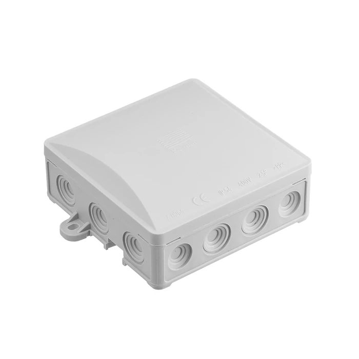 Pawbol kötődoboz falon kívüli 90x90x40 mm szürke IP54 A.0064