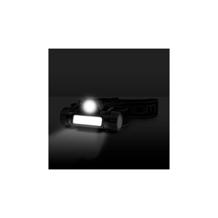 Phenom COB+SMD LED-es fejlámpa akkumulátorral 18616B