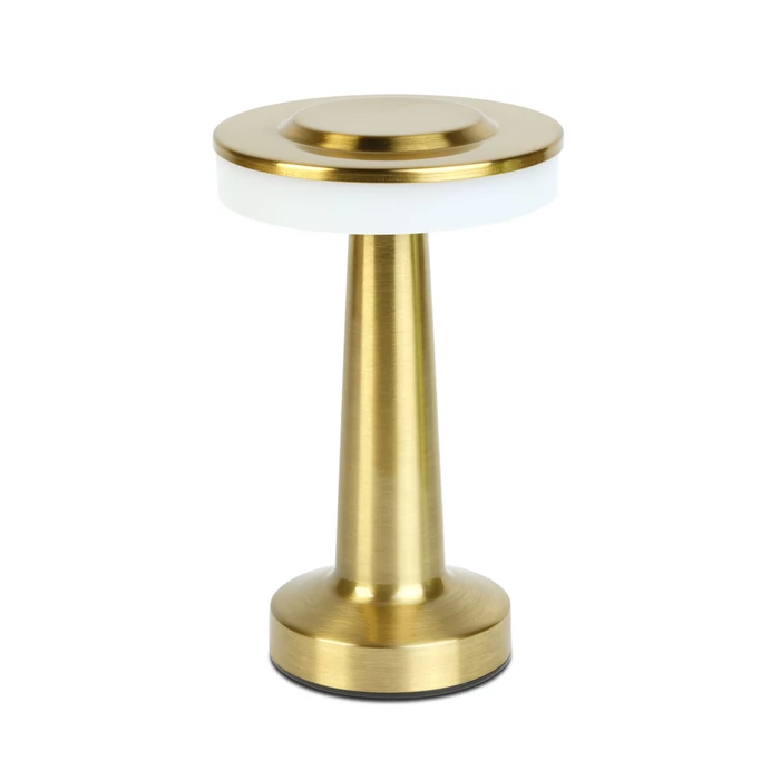 Phenom London LED asztali lámpa arany akkumulátoros USB-C 12500A