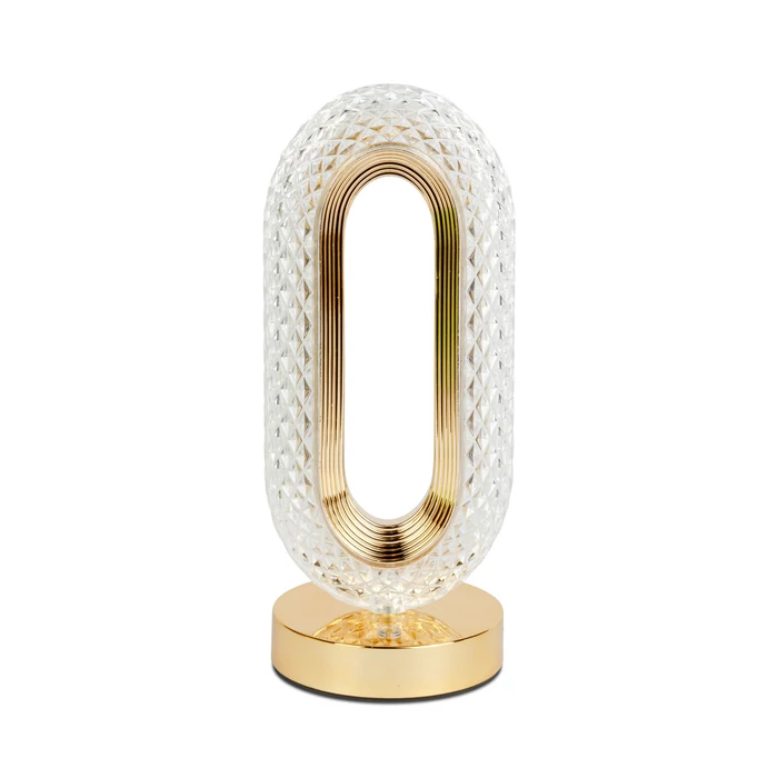 Phenom Dubai LED asztali lámpa arany akkumulátoros USB-C 12504