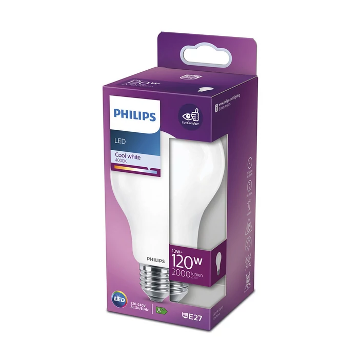 Philips Classic LED izzó E27 13W 2000lm 4000K A67