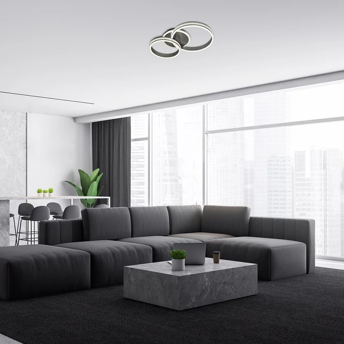 R. 2229 Avalon,bel.menny,LED 50W, s.alu.65cm