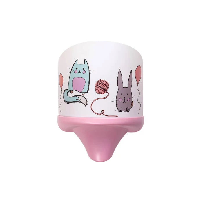 R.4570 Cathy wall light, macska és nyúl mintás