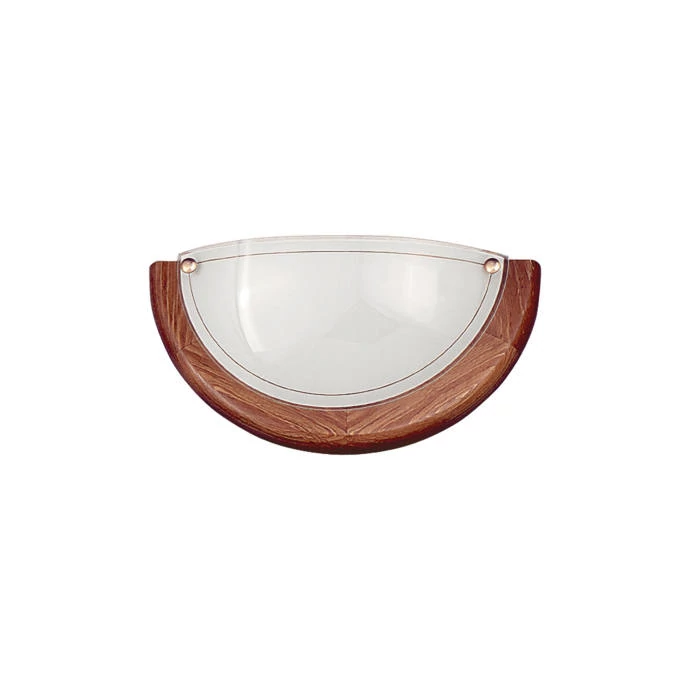 R.5407 Fa Ufo falikarD30 E27 60W tölgy opál