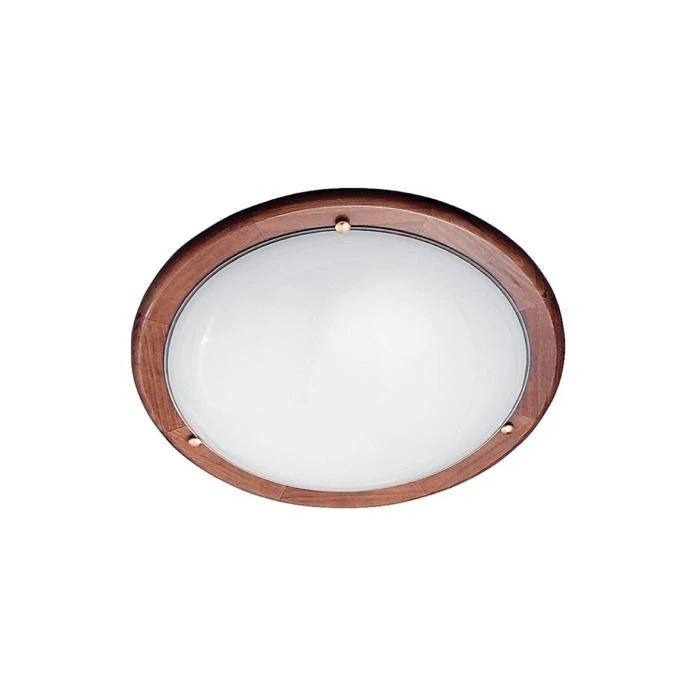 R.5427 Fa Ufo menny.D38 E27 2x60W tölgy opál